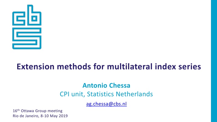 extension methods for multilateral index series