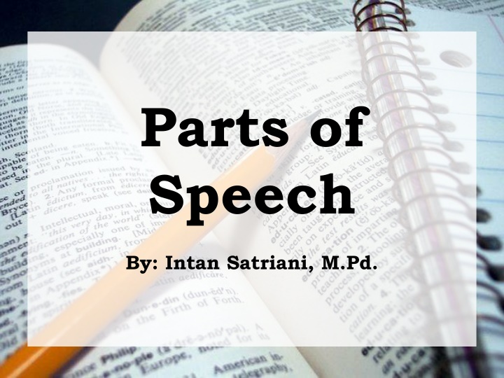 parts of speech