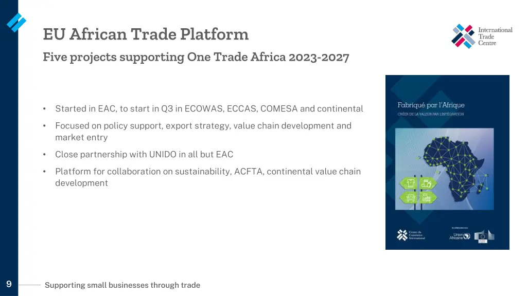 eu african trade platform five projects