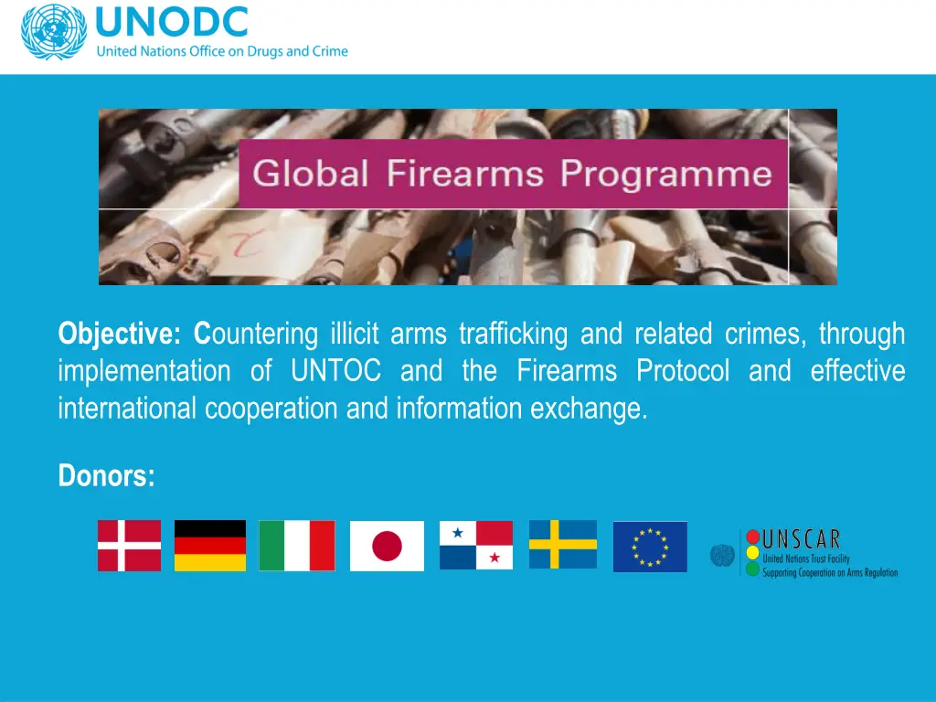 objective c ountering illicit arms trafficking