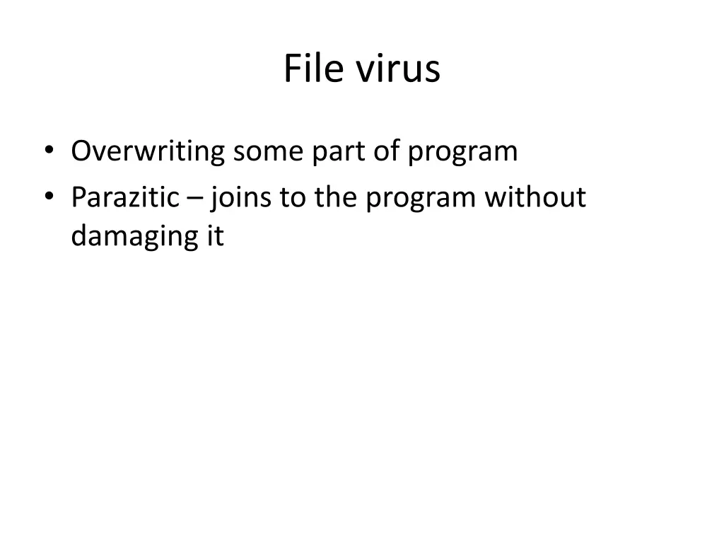 file virus