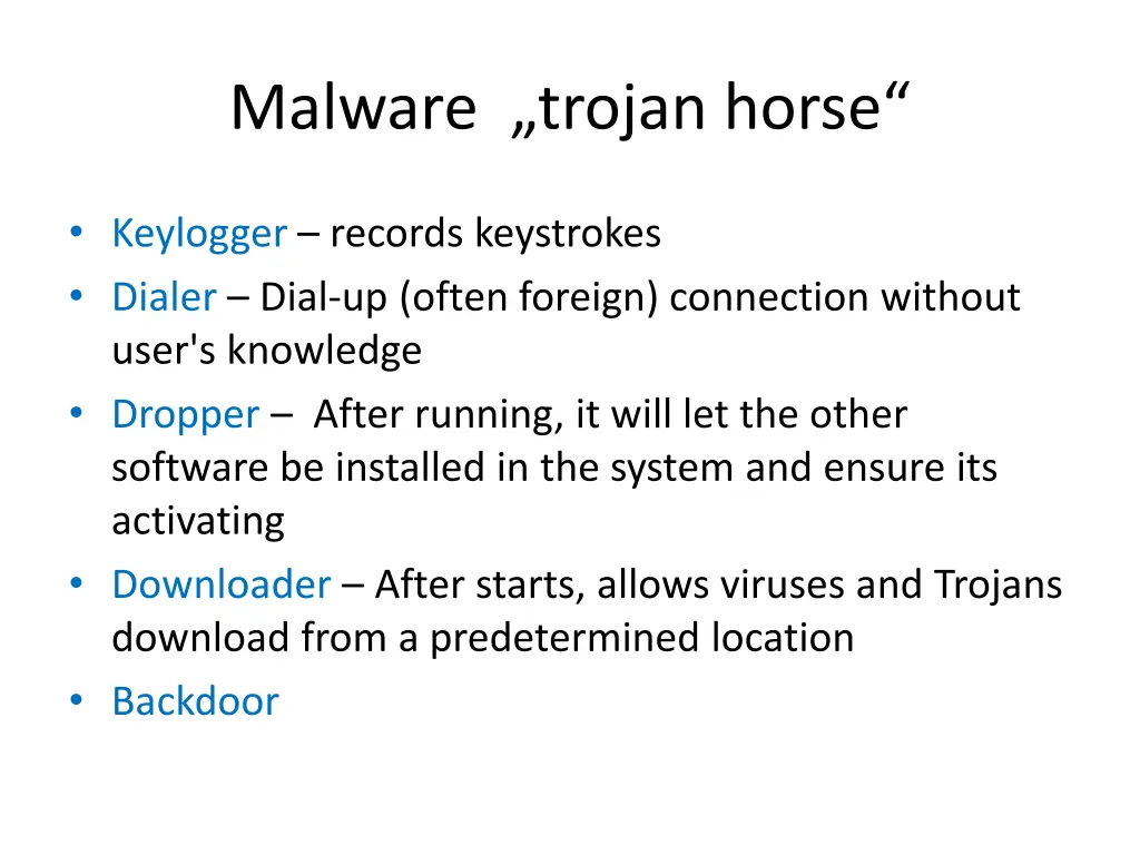 malware trojan horse