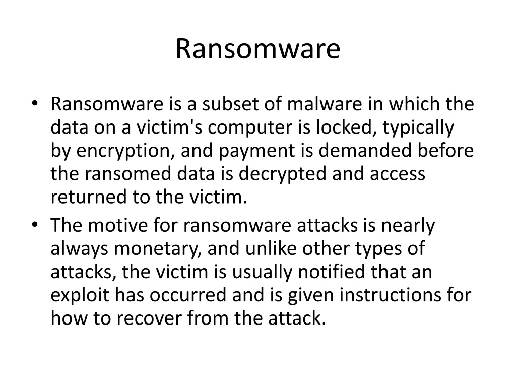 ransomware