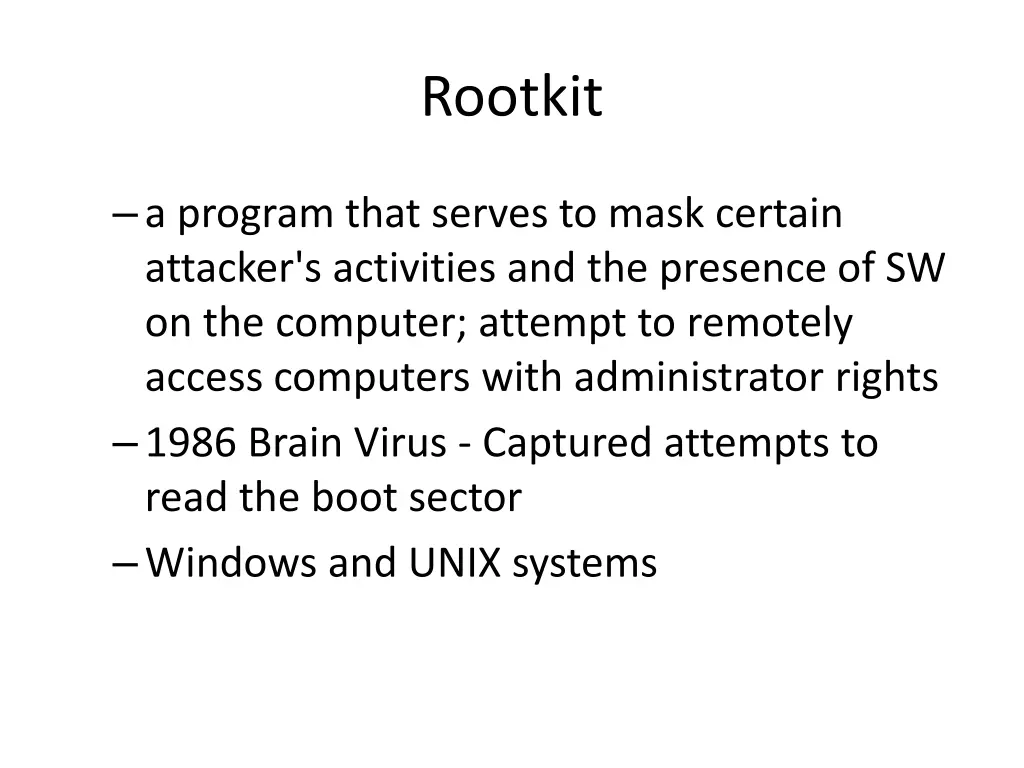 rootkit