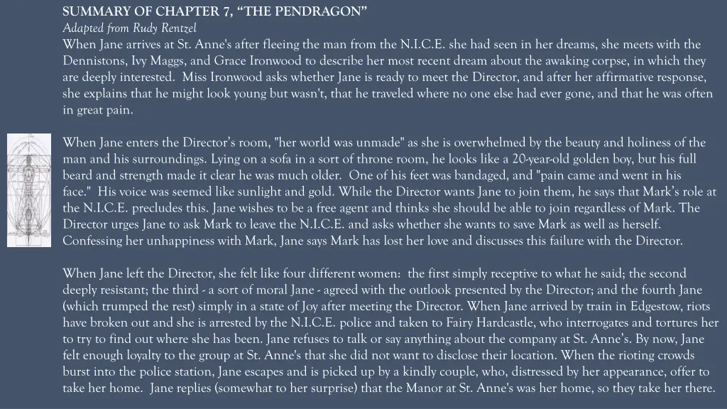 summary of chapter 7 the pendragon adapted from