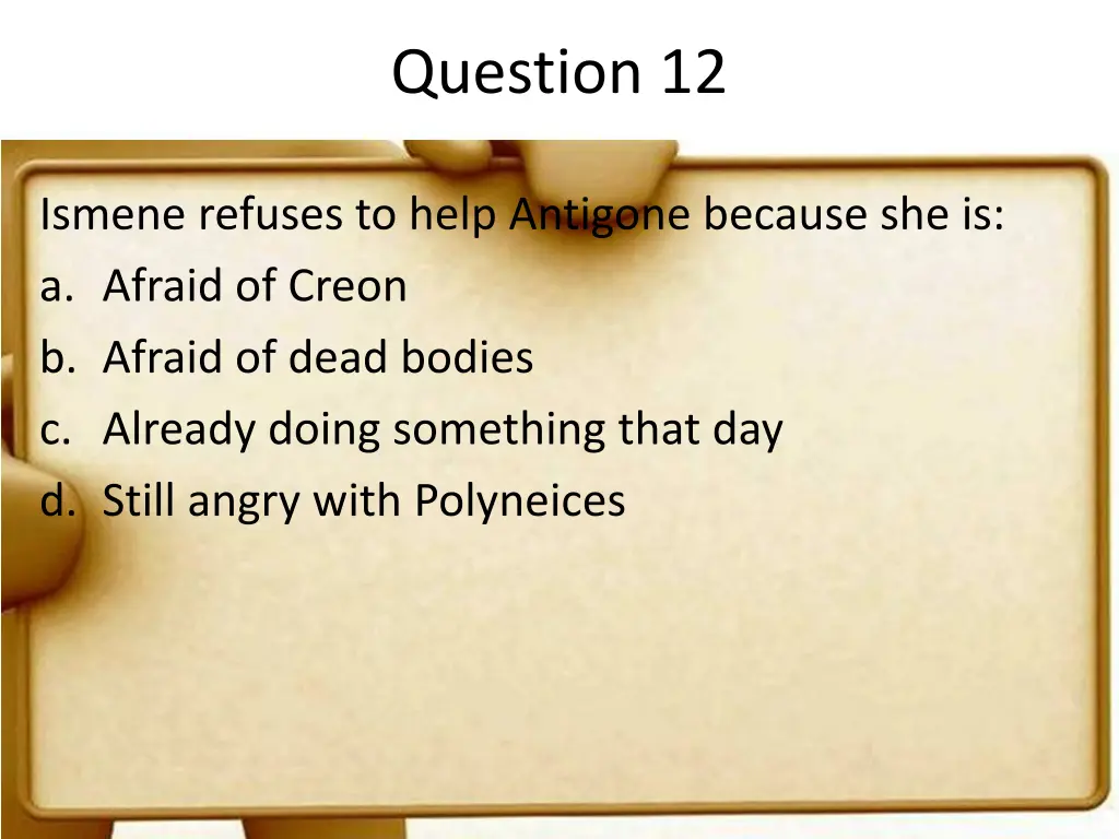 question 12