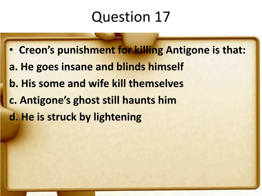 question 17