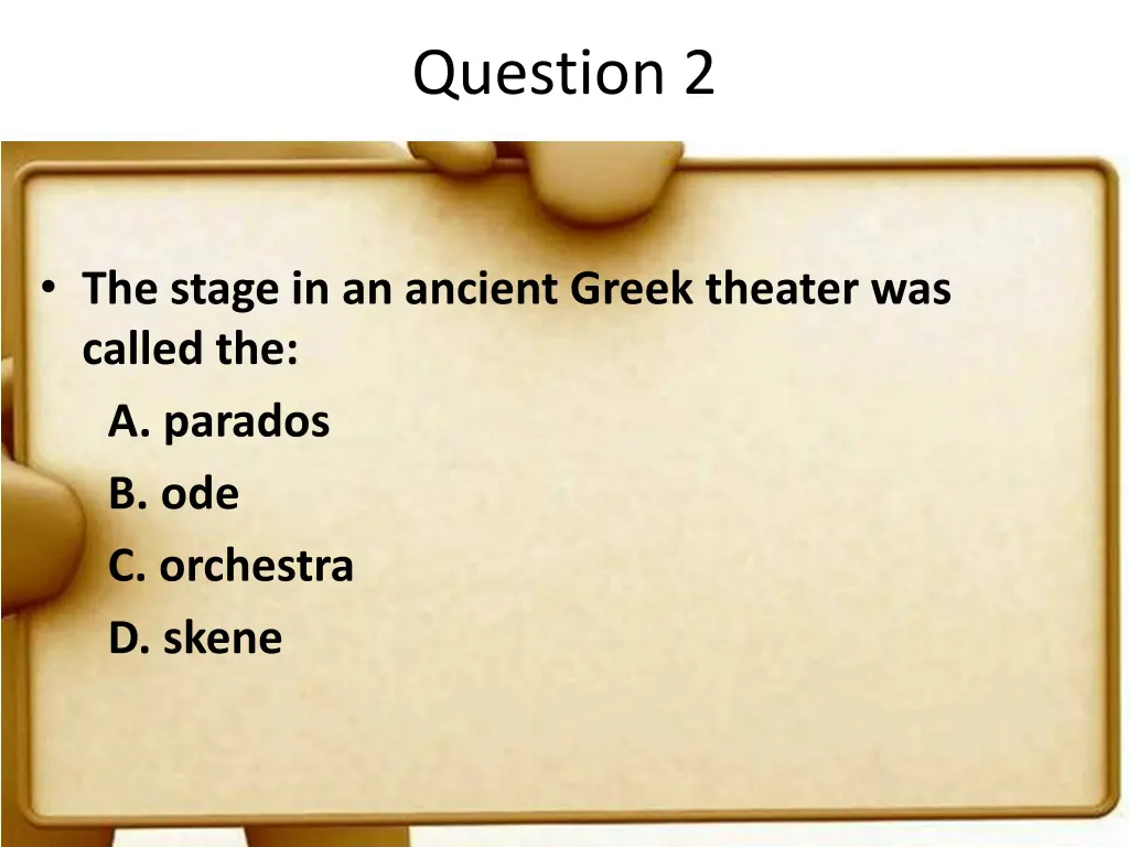 question 2