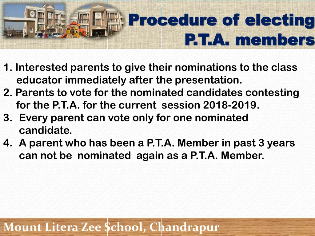 procedure procedure of electing of electing