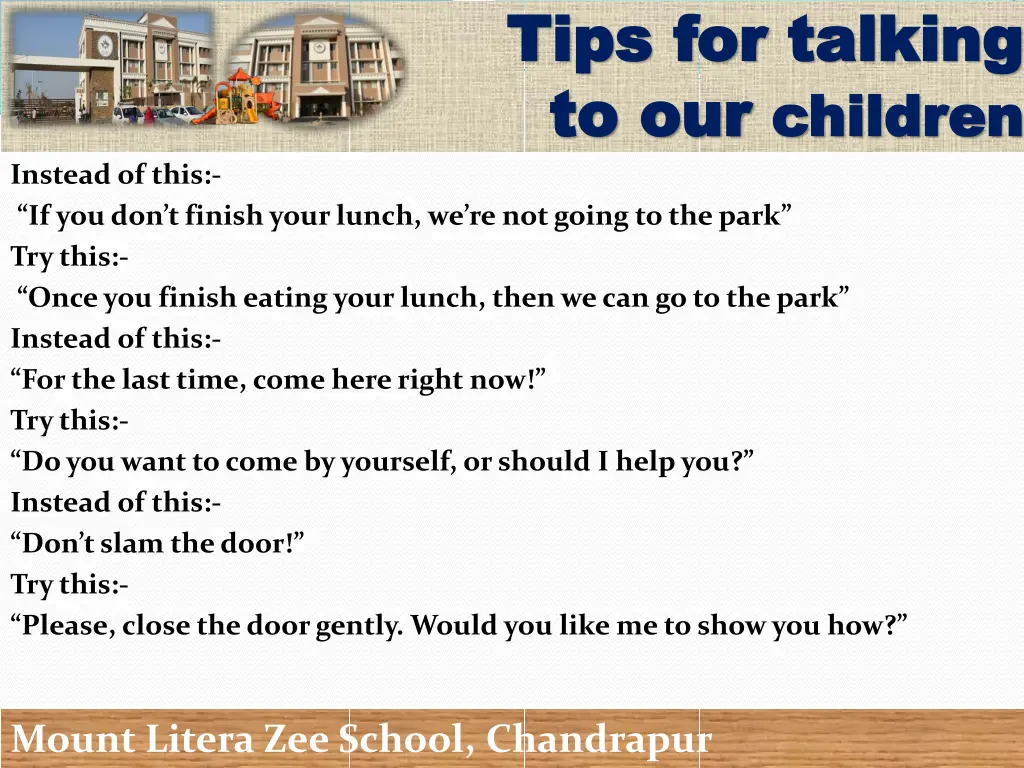 tips for talking tips for talking