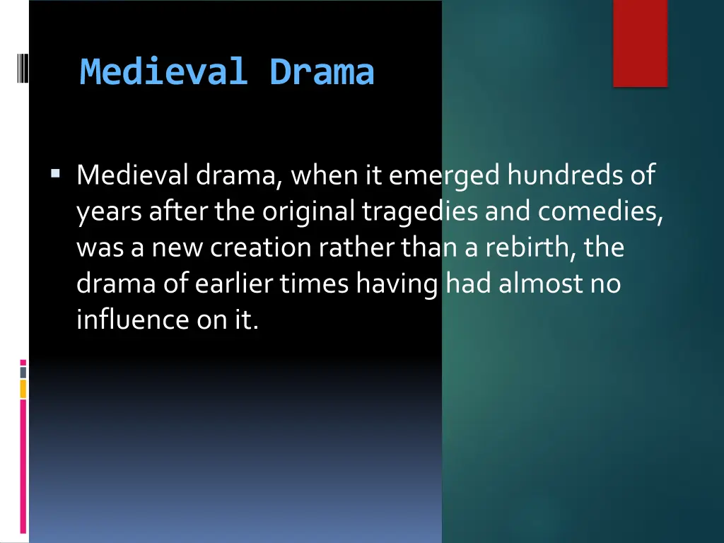 medieval drama