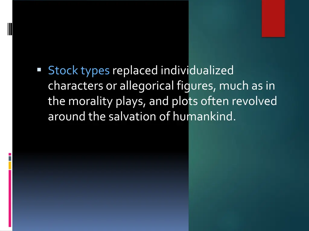 stock types replaced individualized characters