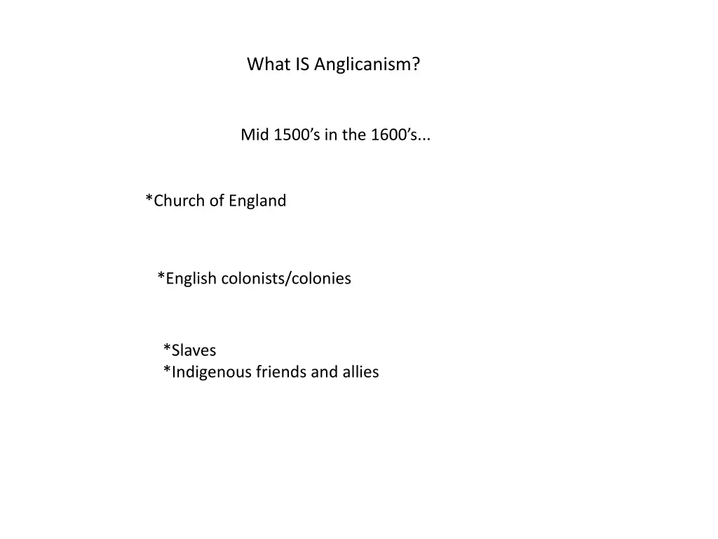 what is anglicanism