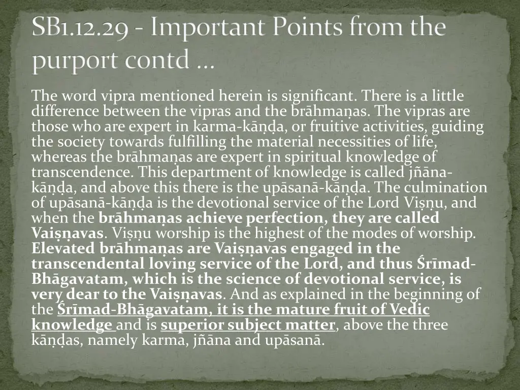 sb1 12 29 important points from the purport contd