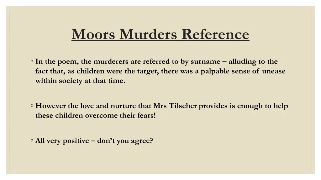 moors murders reference