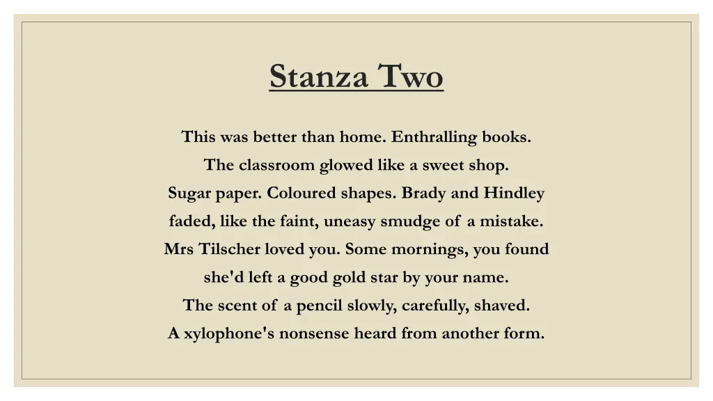 stanza two