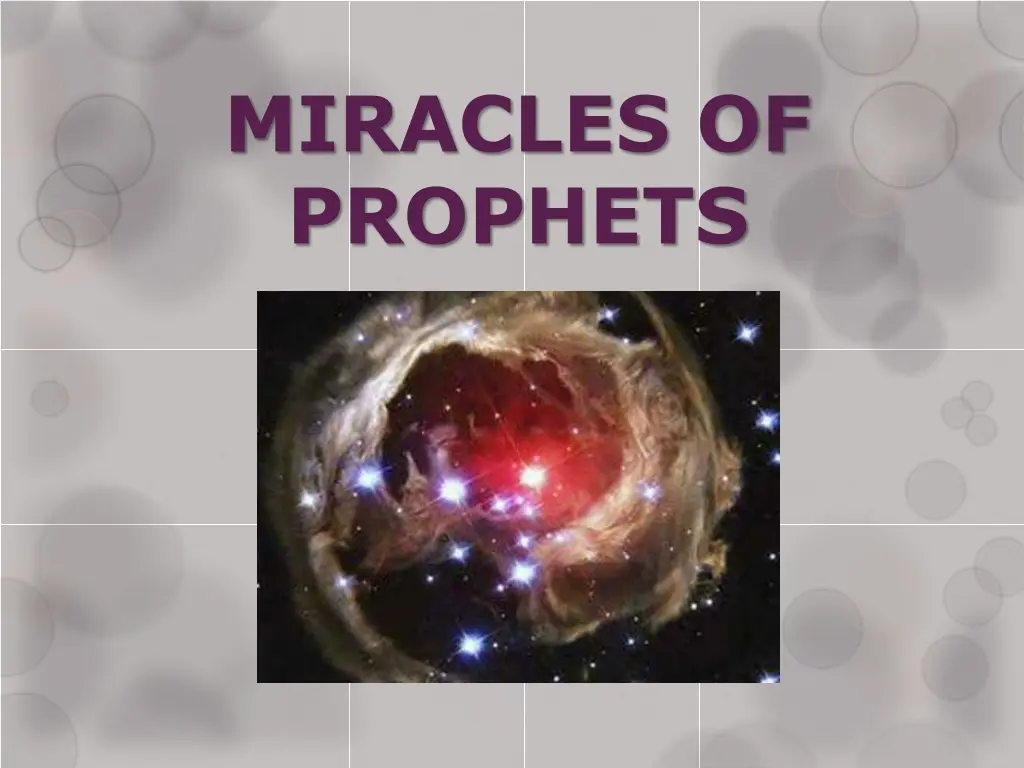 miracles of prophets