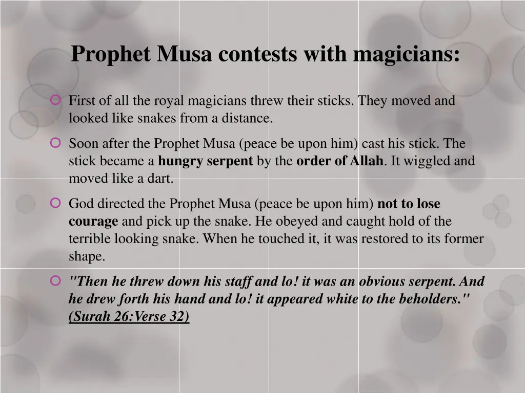 prophet musa contests with magicians