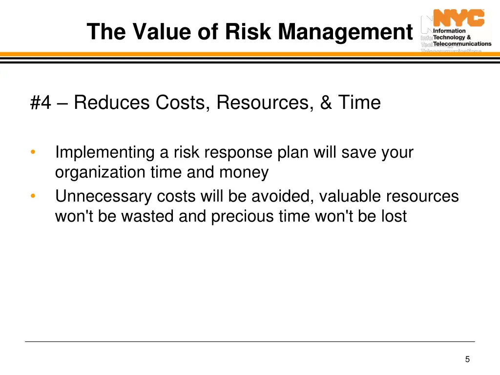 the value of risk management 4