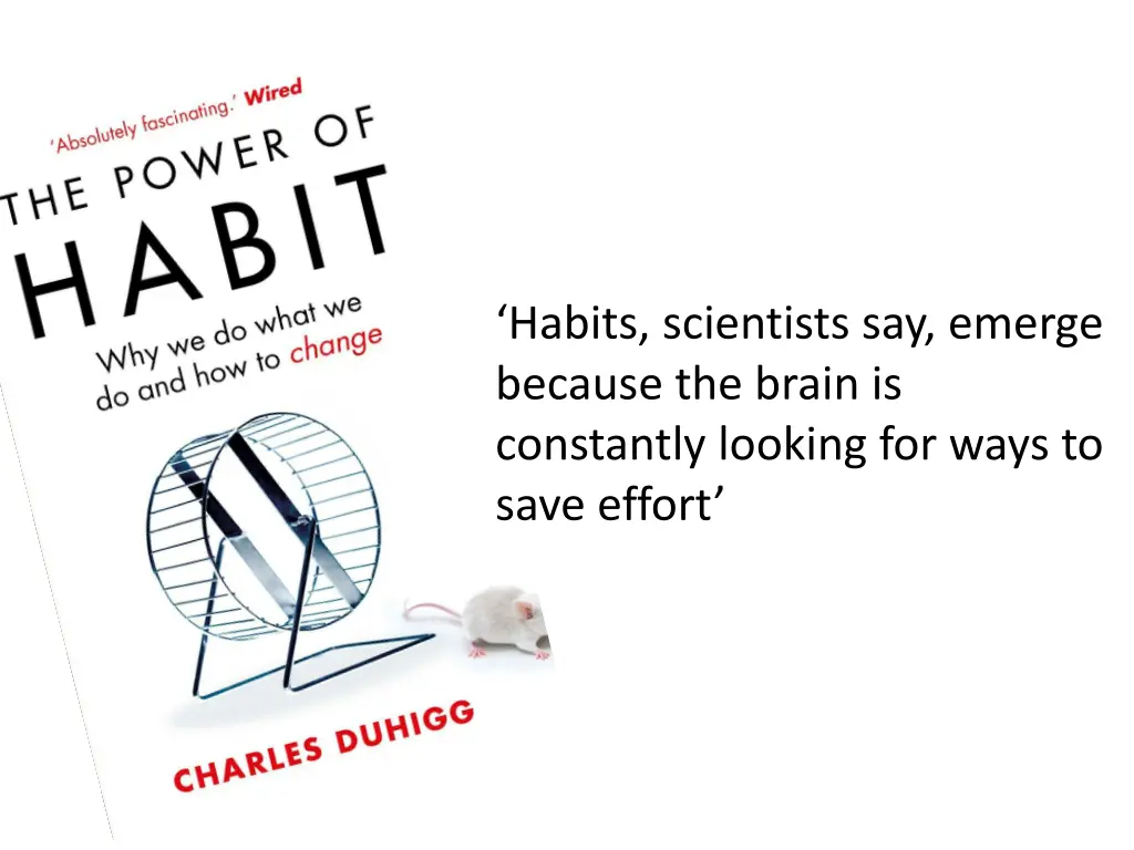 habits scientists say emerge because the brain