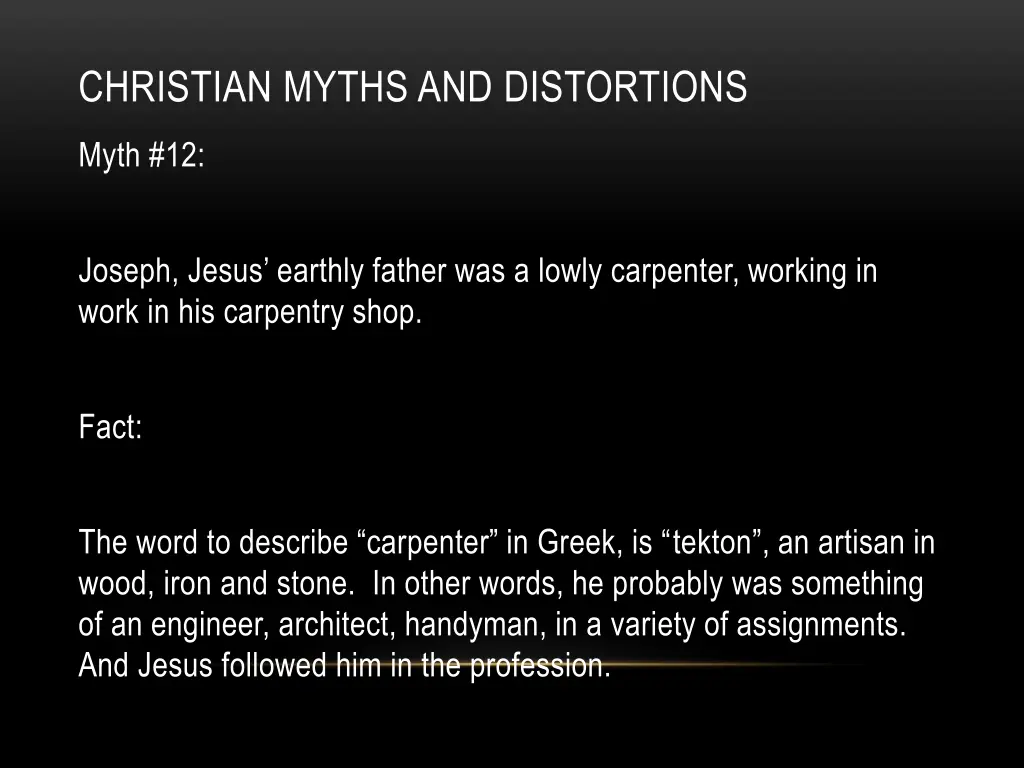 christian myths and distortions 5