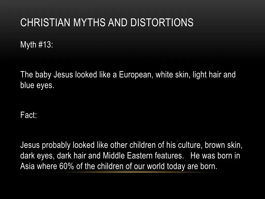 christian myths and distortions 6