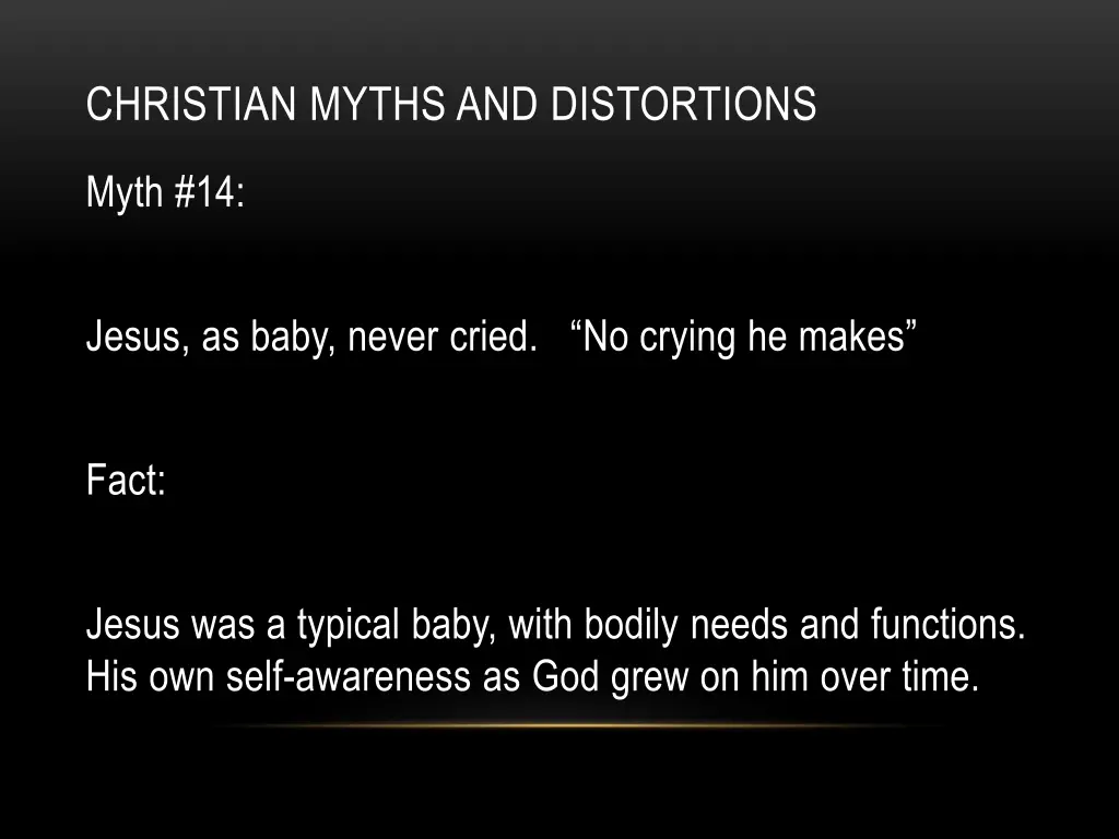 christian myths and distortions 7