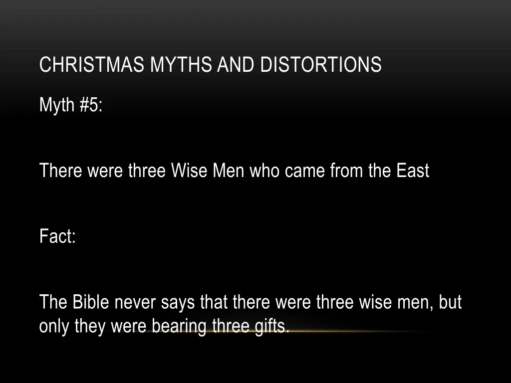 christmas myths and distortions 3