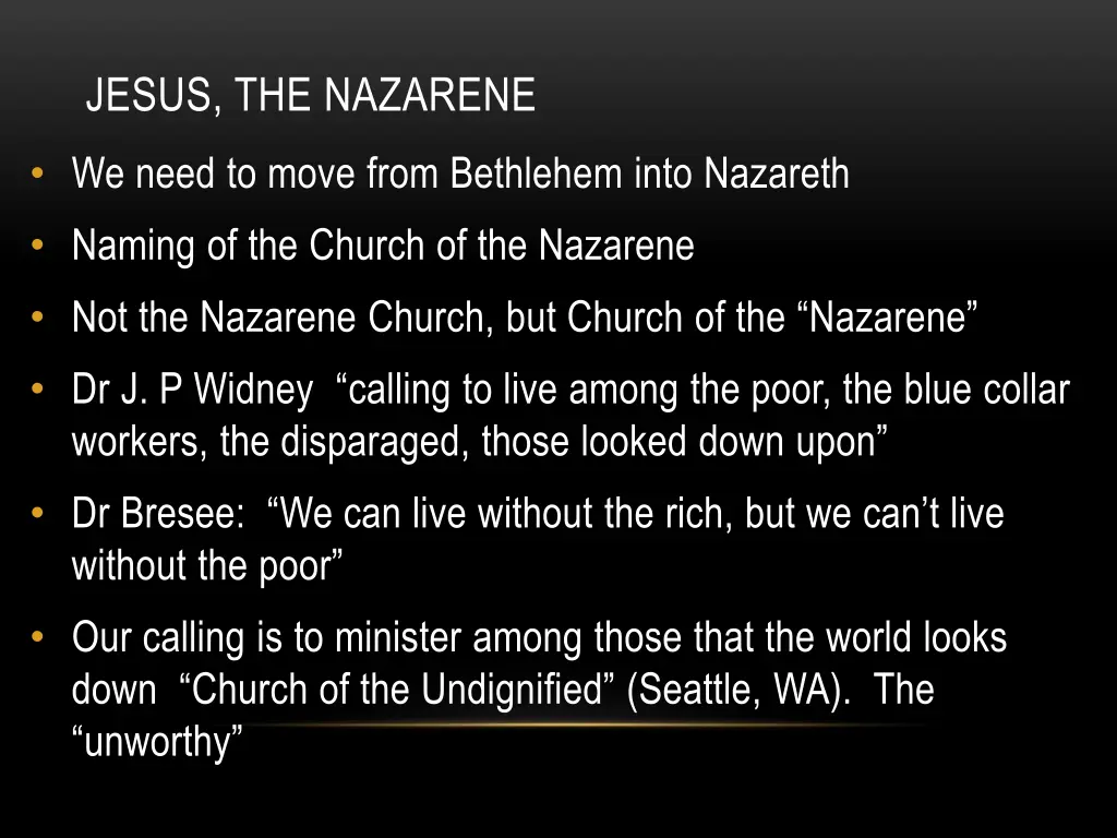 jesus the nazarene