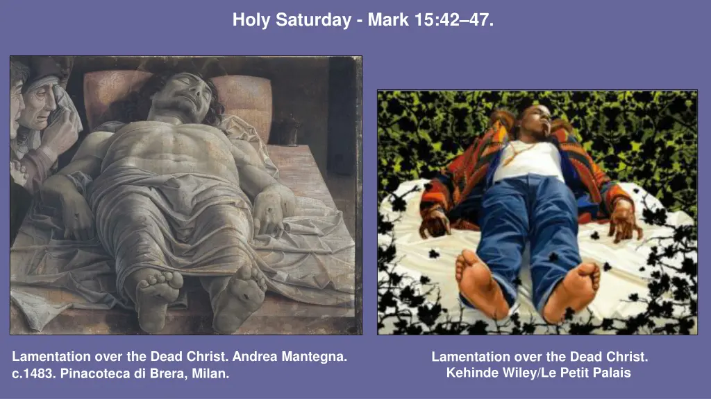 holy saturday mark 15 42 47