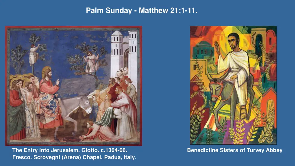 palm sunday matthew 21 1 11