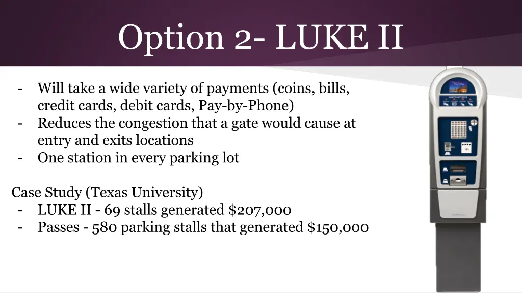 option 2 luke ii