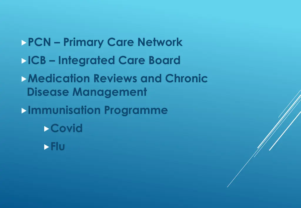 pcn primary care network icb integrated care