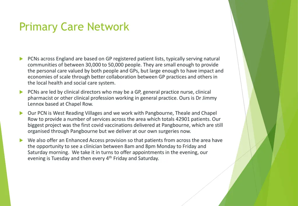 primary care network