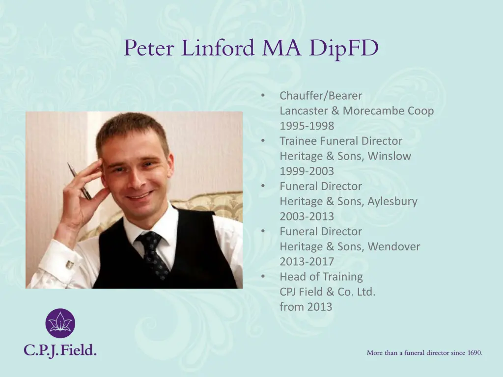 peter linford ma dipfd