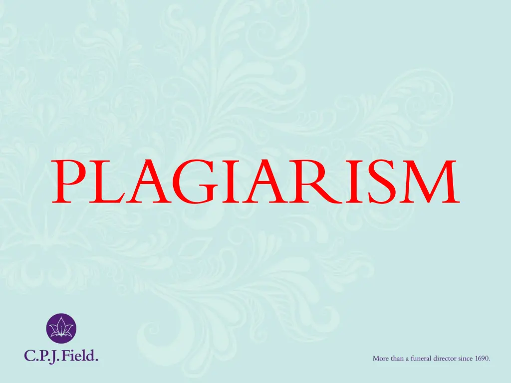 plagiarism