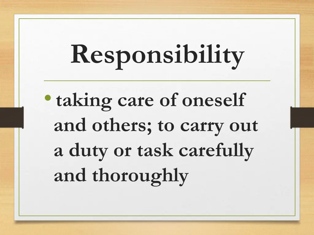 responsibility 1