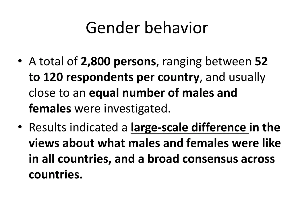 gender behavior 4