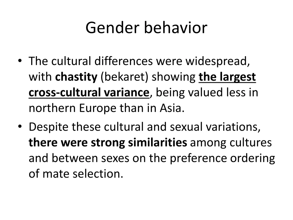 gender behavior 9