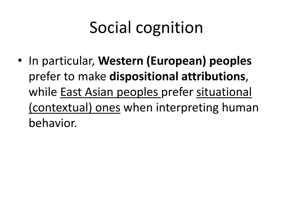 social cognition 2