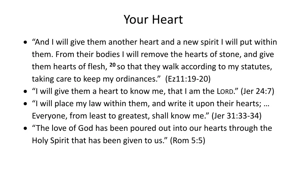 your heart