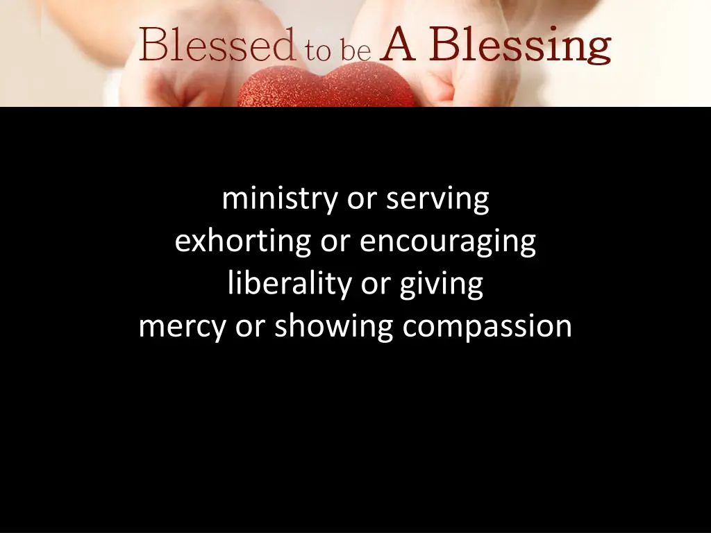 ministry or serving exhorting or encouraging