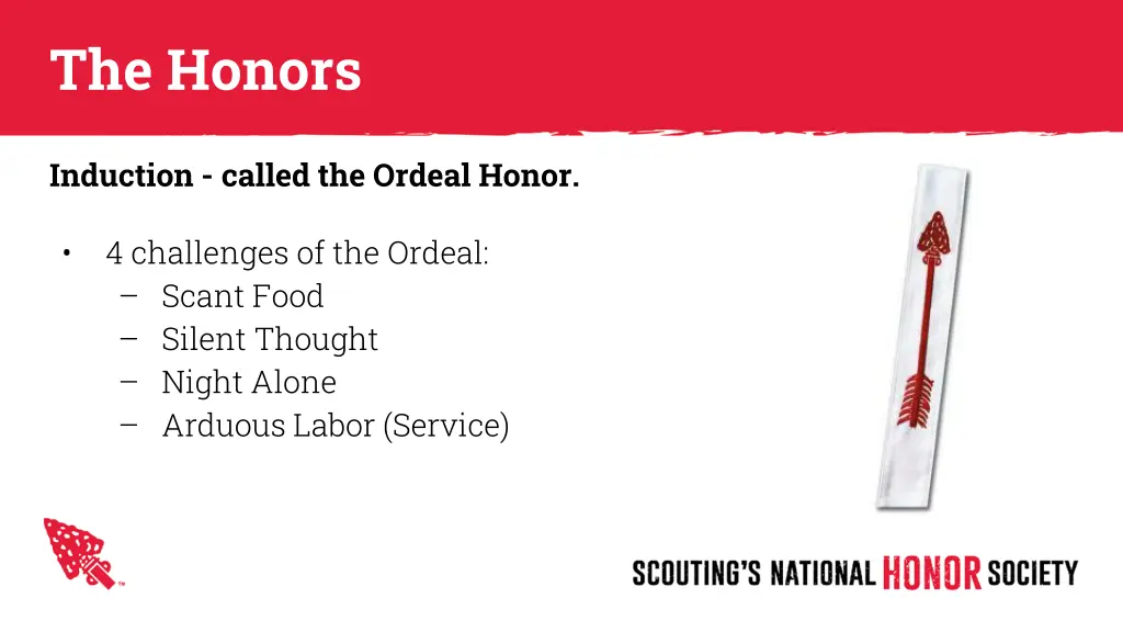 the honors