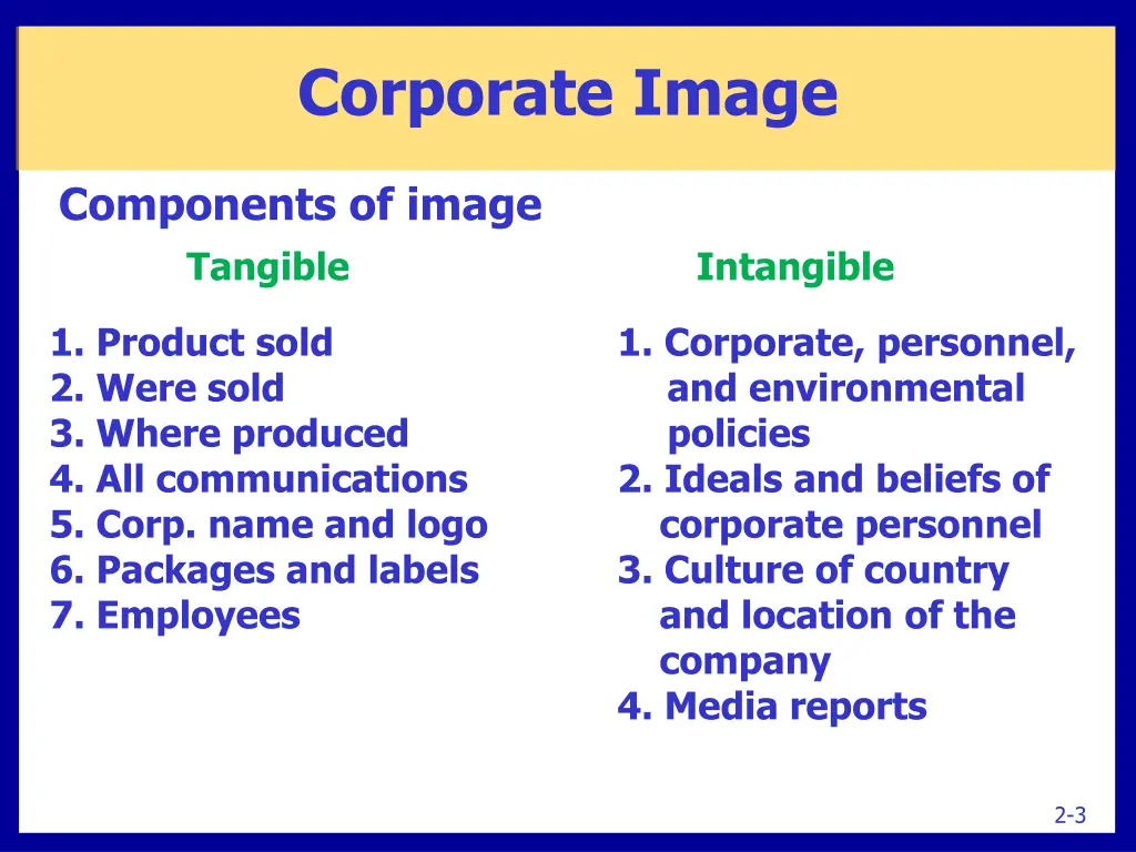 corporate image