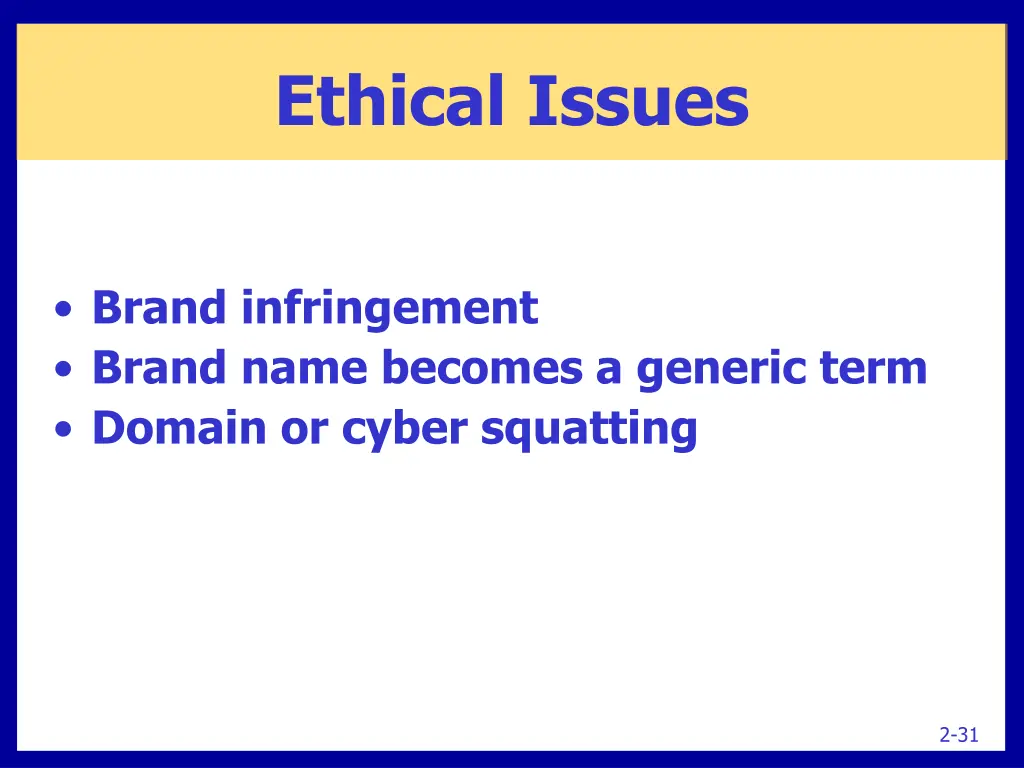 ethical issues