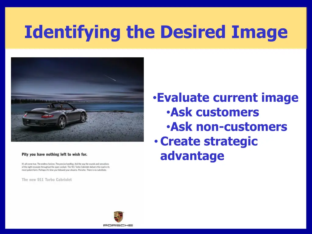 identifying the desired image