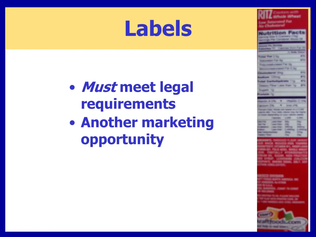 labels