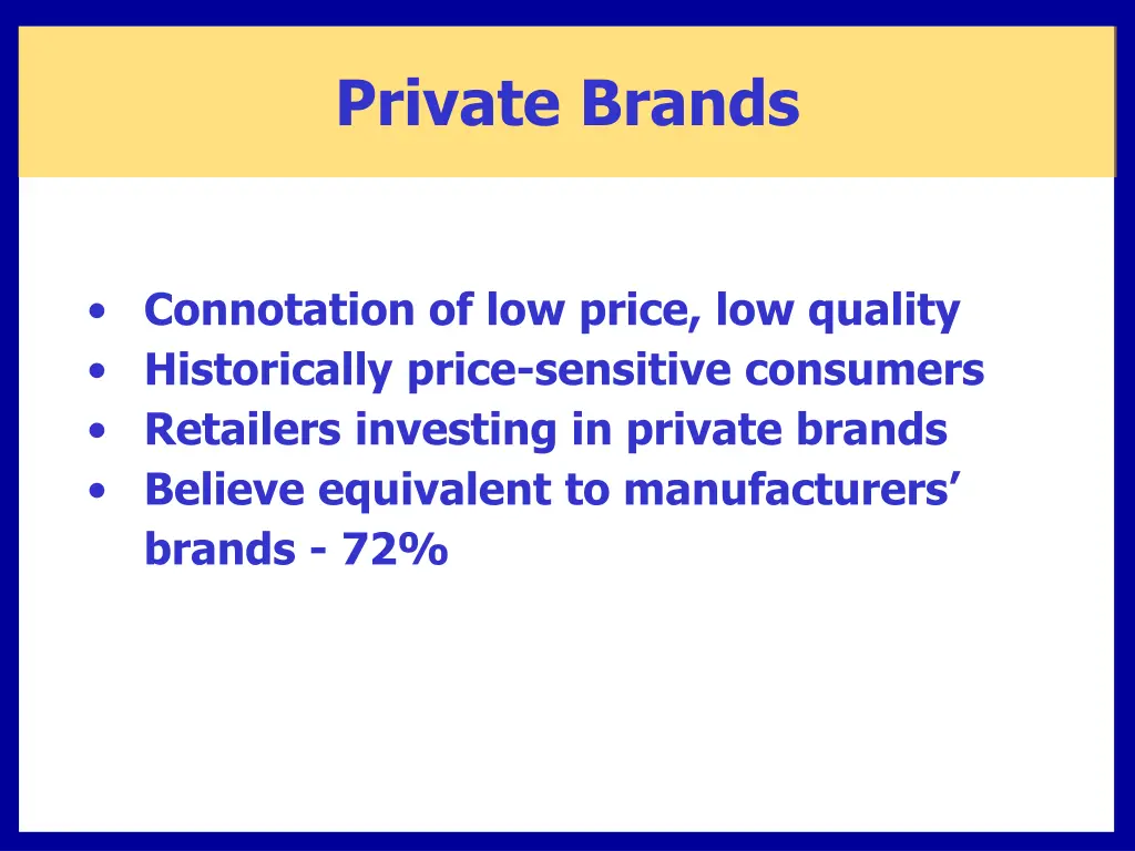 private brands