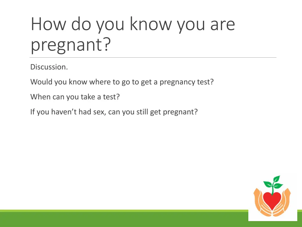 how do you know you are pregnant