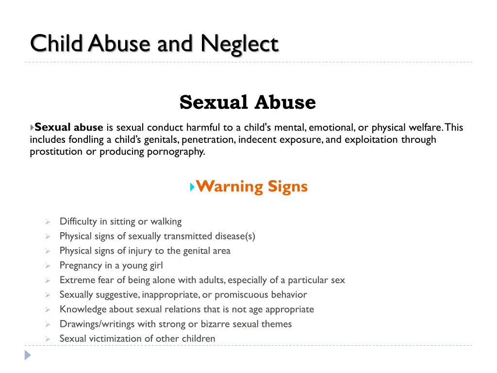 child abuse and neglect 4